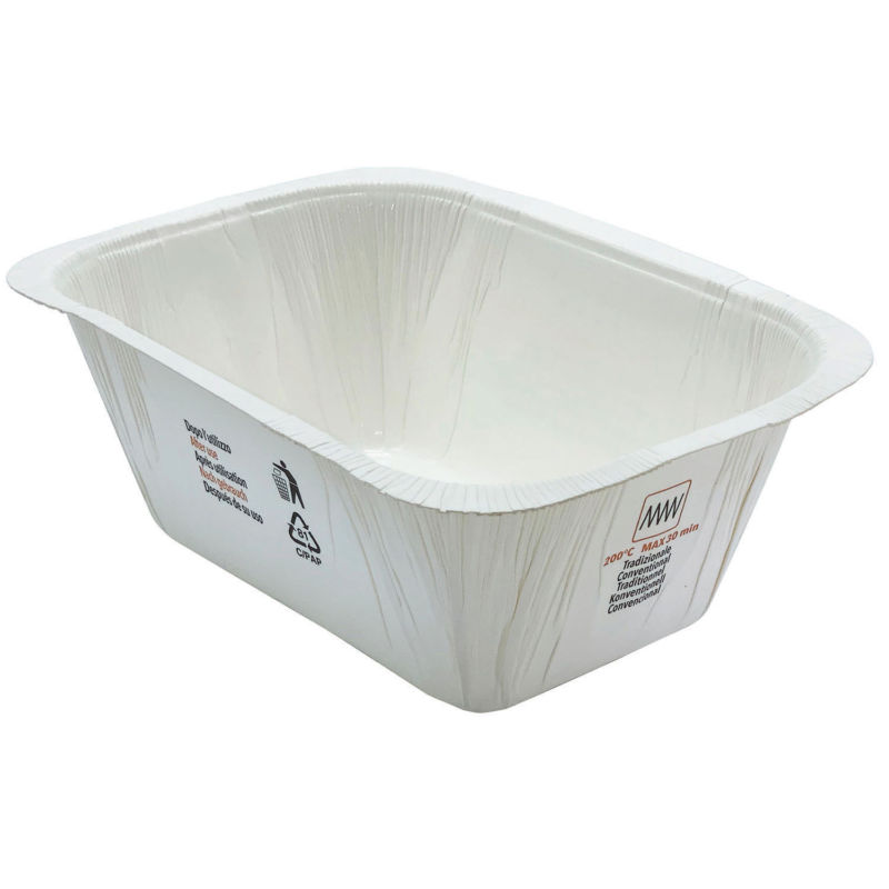 Contenitore V75GC07 Compac bianco in CARTONCINO+PET (CA+PET)