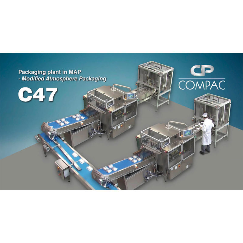 Heat Sealer Machines C47 for modified atmosphere packaging (MAP) Compac