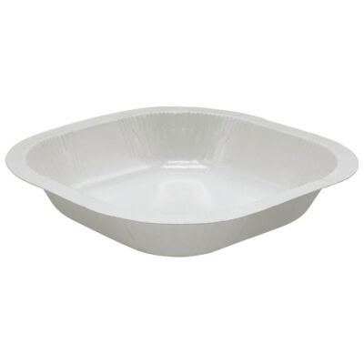 Square Plate PQ180 in CARDBOARD+PET (CA+PET)