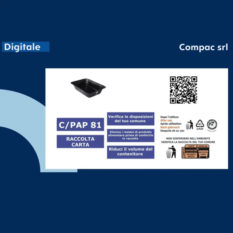 ECO-Compac soluzione digitale premiata per etichettatura ambientale