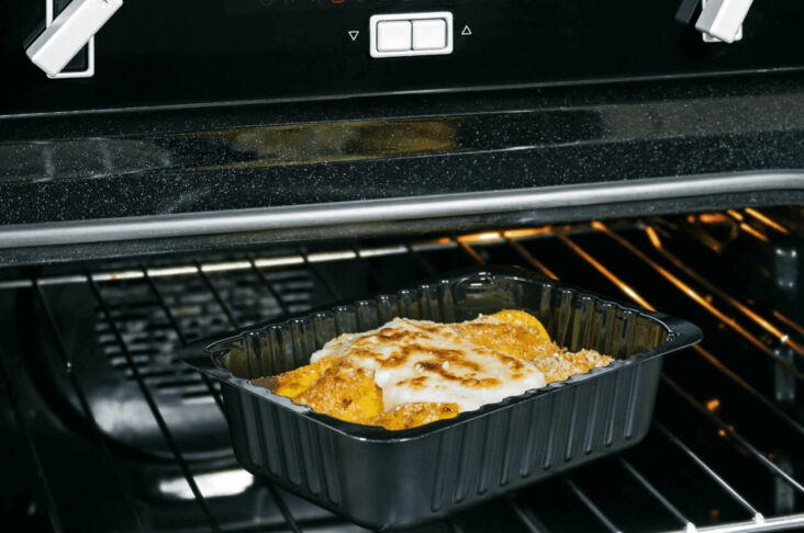 Contenitore in CPET Compac in forno tradizionale