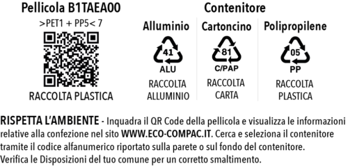 Film per l'Etichettatura Ambientale Compac B1TAEA00