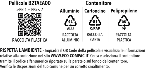 Film per l'Etichettatura Ambientale Compac B2TAEA00