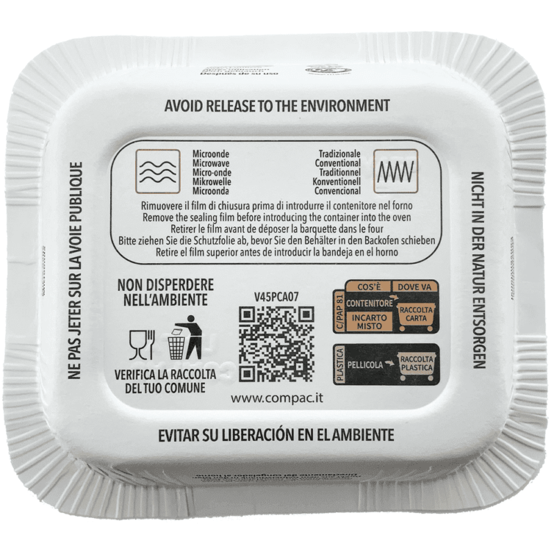 Containers in cardboard polypropylene Compac