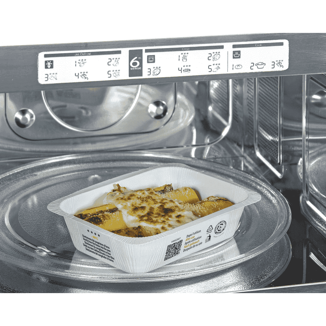 Containers-Cardboard-Polypropylene-Microwave